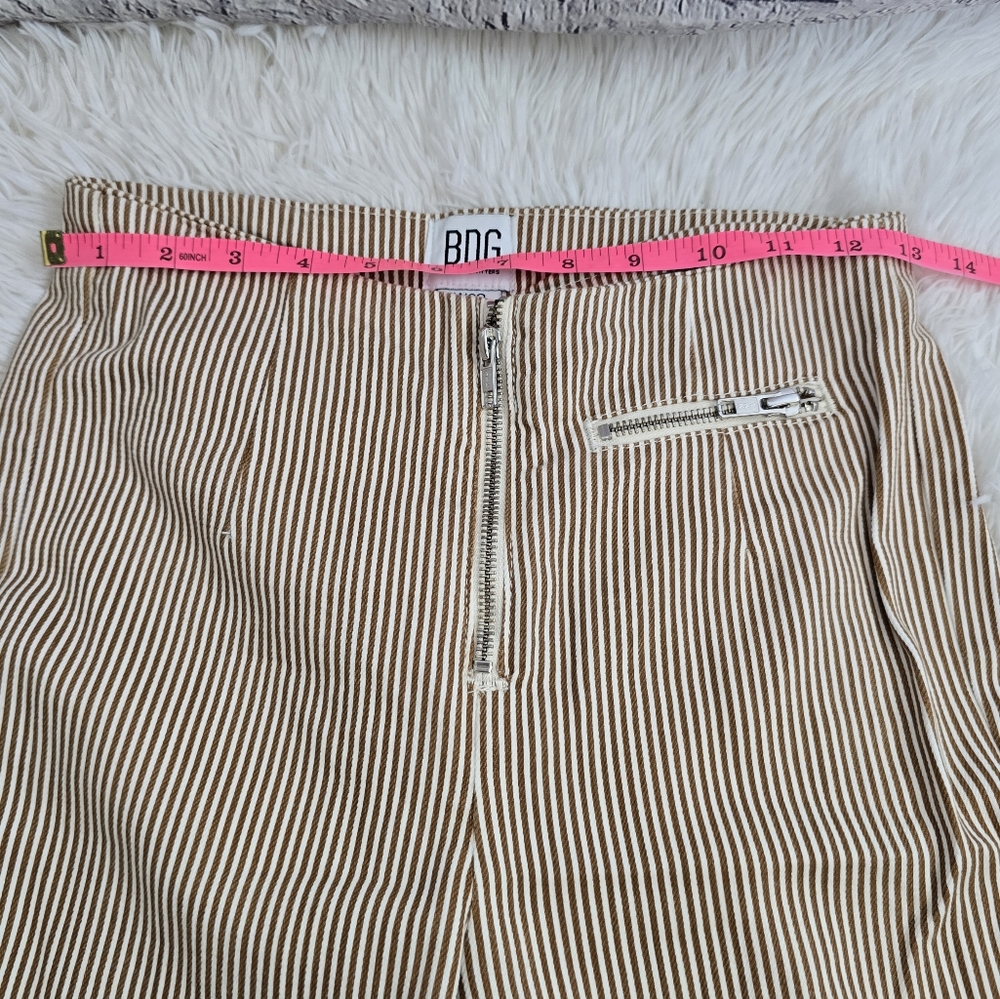 BDG Urban Outfitters Pants Floral Striped High Waistes Flare Bottoms W26 - Picture 10 of 13